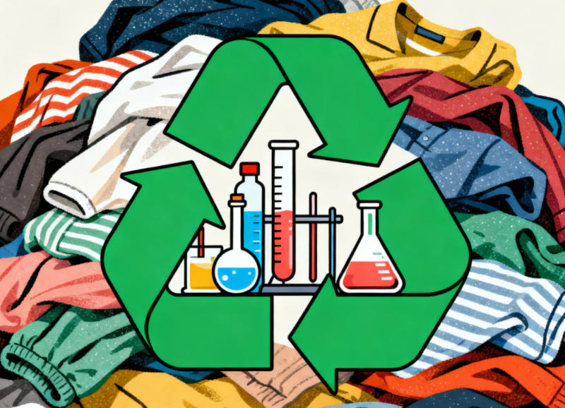 Recyclage chimique des déchets textiles : pourquoi le tri en amont est important